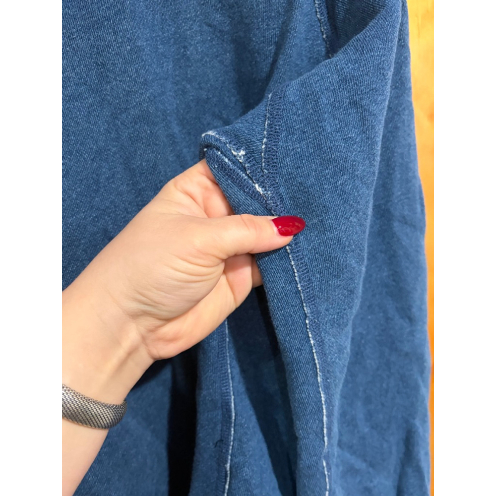 rag & bone New York Garment Dyed French Terry Crewneck Sweatshirt Blue Men’s M - Picture 2 of 8
